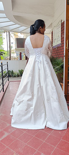 Elegant Offshoulder Wedding Gown Womens Fashion Dresses  Sets Evening  dresses  gowns on Carousell
